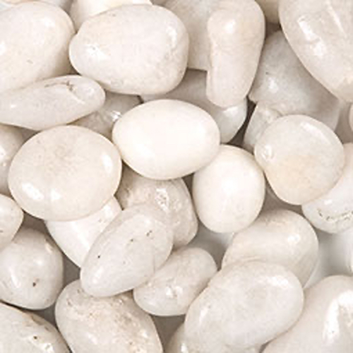 White Polished Pebbles